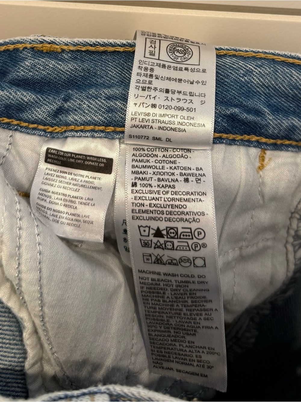 Levi’s ‘94 Baggy Wide Leg jeans Size 28 - Picture 10 of 11